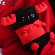 网易云音乐 吉祥物抱枕毛毯 2色