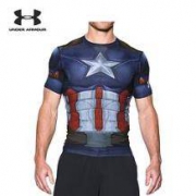 20日0点、双11预售：UNDER ARMOUR 安德玛 1273691 英雄系列美国队长 男士紧身
