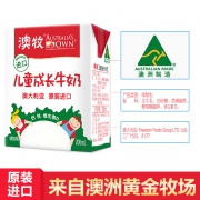 4.9分！澳洲商超同款 澳牧 儿童成长牛奶 200ml*6盒 高蛋白补钙