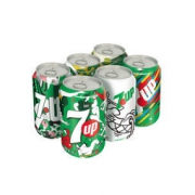 7喜 七喜 7up 柠檬味 碳酸饮料 330ml*6听