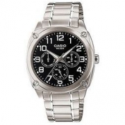 Casio 卡西欧Analogue指针系列三眼设计时尚石英男表 MTP-1309D-1B