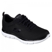 SKECHERS 斯凯奇 Flex Appeal 2.0 12775-BLK 女子休闲运动鞋