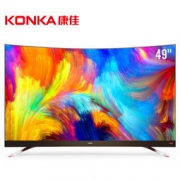 KONKA 康佳 LED49UC5 49英寸曲面电视 摩卡金