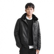 突降三百五：严选 男子毛领飞行员棉服夹克