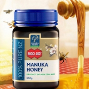 新西兰进口！Manuka Health 蜜纽康  500g MGO 400+ 纯天然活性麦芦卡蜂蜜