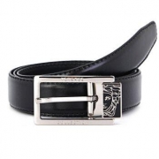 VERSACE 范思哲  V91208S VM00046 V000 男士牛皮针扣皮带  *3件