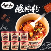 网红酸辣粉！重庆风味 食族人 速食粉丝 6桶