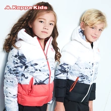 kappa kids 男女童 连帽羽绒服 90%白鸭绒 120-160cm