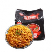 慕丝妮 辣鸡肉味拌面136g*5包 *2件