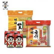 双11预售：旺旺 仙贝+雪饼 食品组合 540g*2+旺仔牛奶 145ml*4