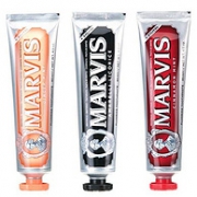 牙膏界的爱马仕！85ml*3 支，Marvis 轻奢薄荷牙膏组合套 装新版