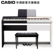 卡西欧（CASIO）  Privia系列 PX-160BK 88键数码钢琴套装（香槟金色+X架+单踏+标配）