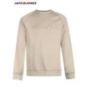双11预售： JACK JONES 杰克琼斯 男士立体字母卫衣