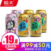 1.6/罐，恒大球球 维生素功能饮料310ml*6罐