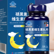 修正  褪黑素维生素B6片 60片 有助睡眠