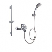 KOHLER 科勒 7686 雨悦可滑动花洒支架淋浴柱+72740 齐悦挂墙式浴缸龙头
