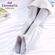 CARAMELLA 女士春秋薄款防勾丝天鹅绒80D连裤袜*3双 21款可选