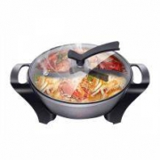 8点抢购：SUPOR/苏泊尔 H30YK803Y-150 家用韩式鸳鸯锅 大容量5L