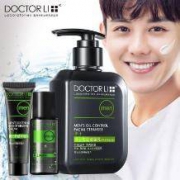 李医生 男士控油洗面奶150g+爽肤水+保湿霜