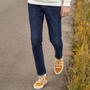 双11预售： Semir 森马 男士加厚修身牛仔裤