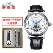 SeaGull 海鸥 飞轮系列 男士自动机械表819.317+表带+工具匠心礼盒套装