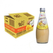 Coco Royal 可可优 芒果味椰子果肉椰汁饮料290ml*12瓶整箱装