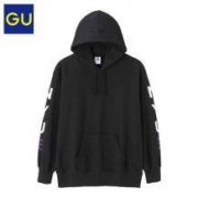 双11预售：GU 极优 男装加厚宽松连帽套头衫 309622