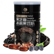 麦季 黑芝麻核桃黑豆粉 600g