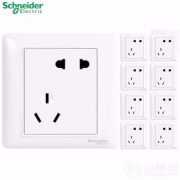 Schneider 施耐德 睿意系列 10A五孔开关插座面板*10只*2 ￥150.24包邮