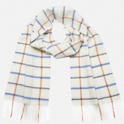 Barbour 巴伯尔 女士纯羔羊毛格纹围巾 £22.50
