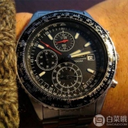 Seiko 精工 SND253P1 三眼计时石英男表