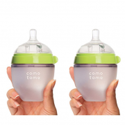 可么多么（COMOTOMO）  婴儿硅胶奶瓶 150ml 2只装