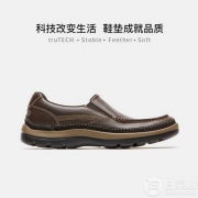 双十一预售，Rockport 乐步 男士真皮一脚蹬休闲鞋 两色