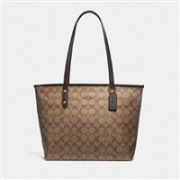 COACH 蔻驰 City Zip女士帆布单肩包 两色