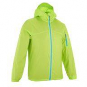 DECATHLON 迪卡侬 Helium 100 青少年徒步防风夹克 黄色