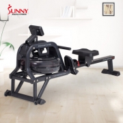 SUNNY HEALTH&FITNESS    SF-RW5713 曜石黑版水阻划船机