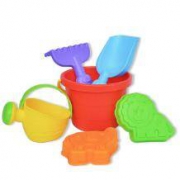 限PLUS会员：费雪（Fisher Price）玩水玩具 玩沙玩具 6件套
