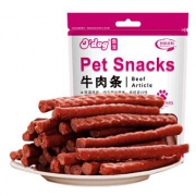 傲宠 宠物 狗狗零食 牛肉条 400g *3件