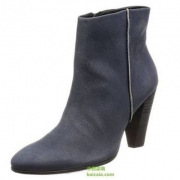 37码+，ECCO 爱步 Shape 75型塑 女士真皮高跟短靴 $65.99