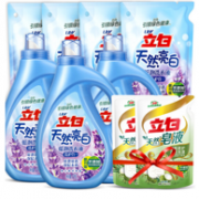 立白 天然亮白洗衣液 22斤（2kg*3瓶+1kg*4袋+500g*2袋皂液)