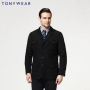 TONY WEAR 汤尼威尔 男士棉质双门襟多口袋休闲西服