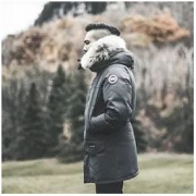 Canada Goose Langford 修身款 男士长款羽绒服