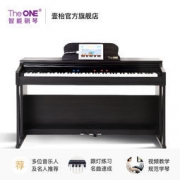 TheONE 壹枱 智能钢琴 88键重锤 初学者电钢琴专业成人电钢琴 黑色