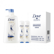 京东PLUS会员：DOVE 多芬 洗发水护发素套装 密集滋养修护 (洗发乳700ml+润发精华素195mlx2)