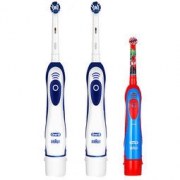 10日20点：Oral-B 欧乐-B DB4010 成人电动牙刷 2支+DB4510K 儿童电动牙刷 1支
