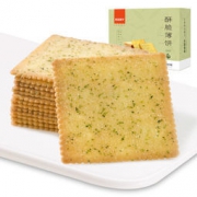 良品铺子 酥脆薄饼 海苔味 300g *17件