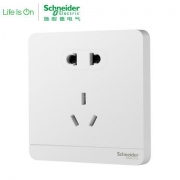 Schneider Electric 施耐德电气 绎尚系列镜瓷白 五孔插座 10只装