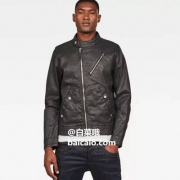 L码，G-Star Raw Empral 男士机车夹克 Prime会员免费直邮含税