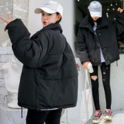 冬装短款加厚面包服 女款