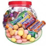 Mentos 曼妥思 劲嚼充气糖 混合味迷你大罐装 1kg（100支） *2件 +凑单品
